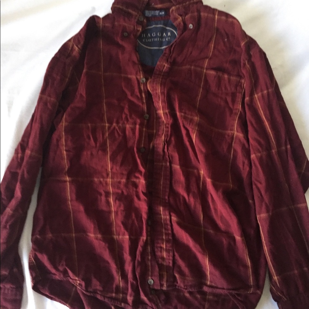 Dark purple flannel